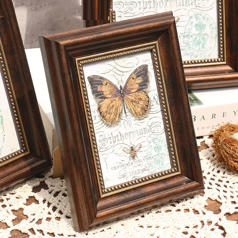 Desk Setup Photo - Retro Style Home Photo Frame Setting