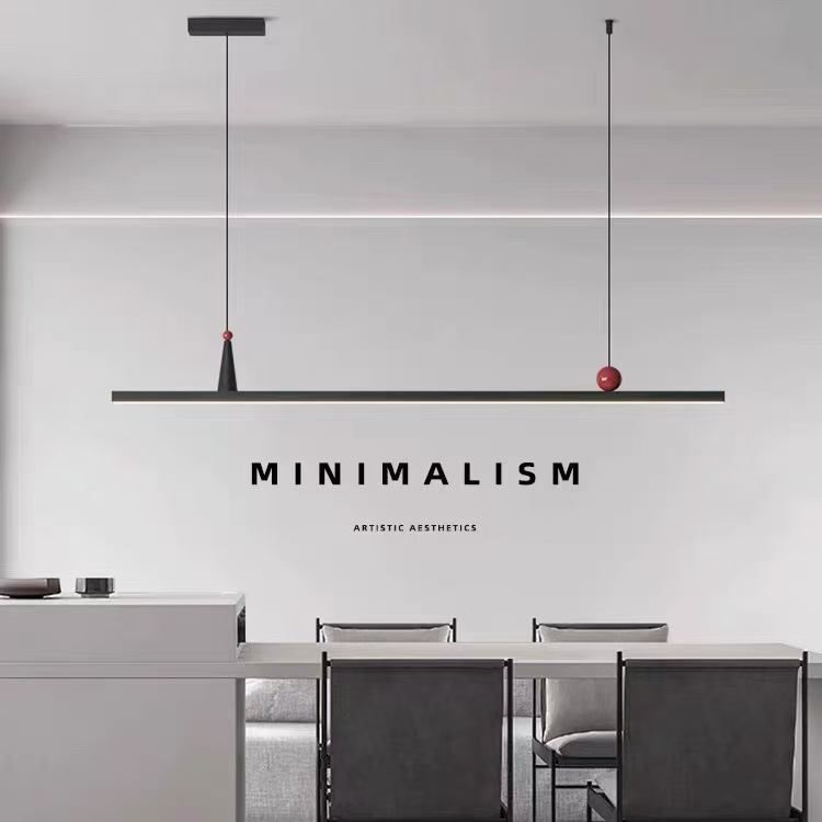 Desk Setup Minimalist - Designer high-end restaurant chandelier, modern and