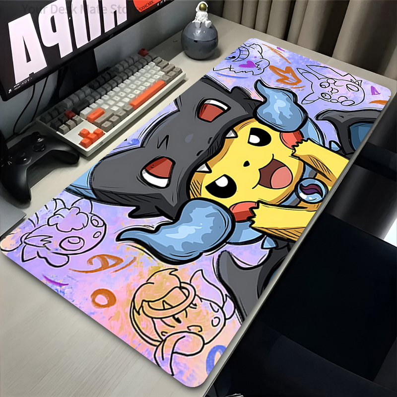 Desk Setup Dark - Pikachu Cosplay Dark Anime Gaming Mouse