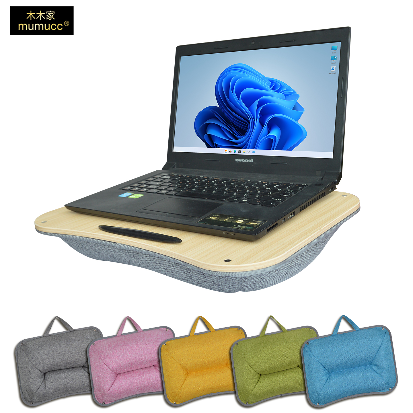 Desk Setup Minimalist - Mumucc's Laptop Desk With Lumbar Support