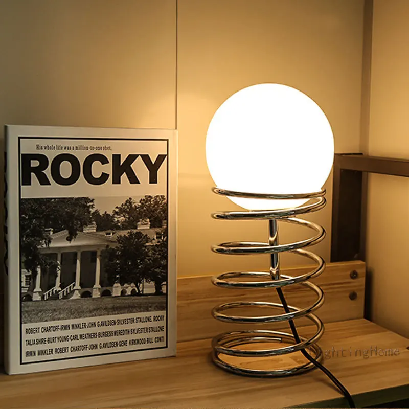 Desk Setup Minimalist - Ins Bauhaus Spring Table Lamp Vintage