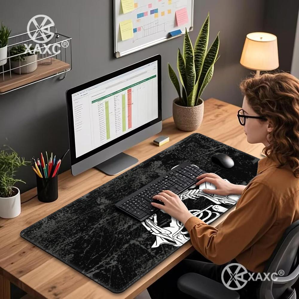 Skull Mouse Pad Dark Ink Desk  - Desk Setup Dark avaliação e preço