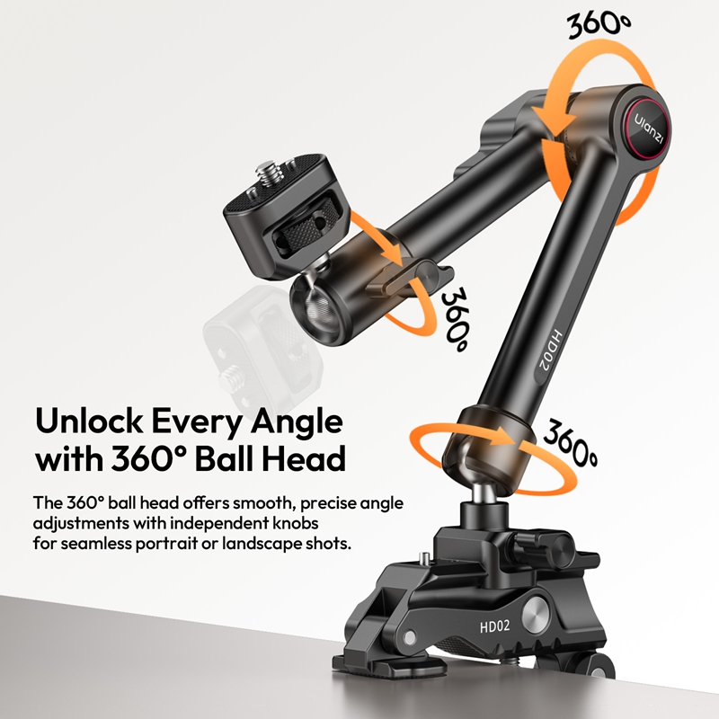 Ulanzi 10 inch Magic Arm Kit H - Monitor Arm Clamp avaliação e preço