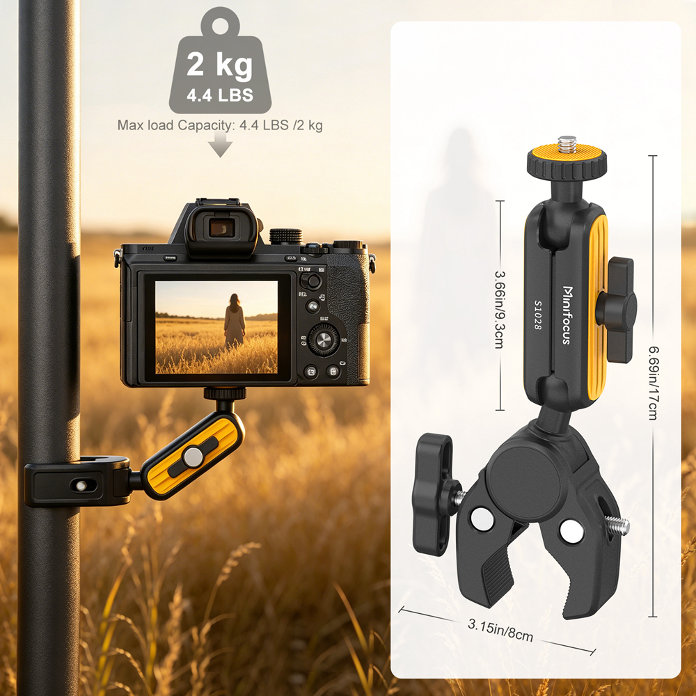 Super Clamp with 360° Dual Bal - Monitor Arm Clamp avaliação e preço