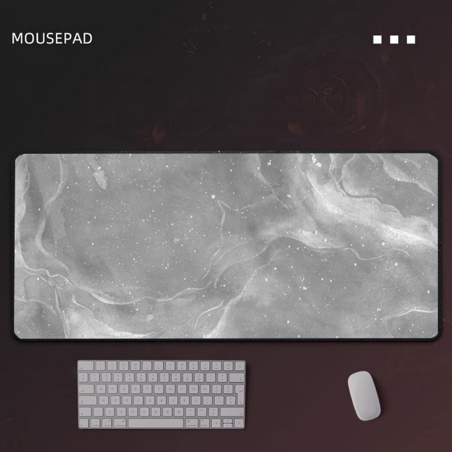 Gaming Mousepad Grey Marble La - Desk Setup Grey avaliação e preço
