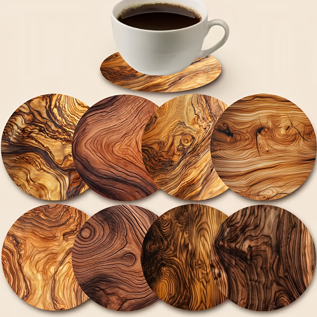 2D Retro Elegant Dark Wood Gra - Desk Setup Dark avaliação e preço