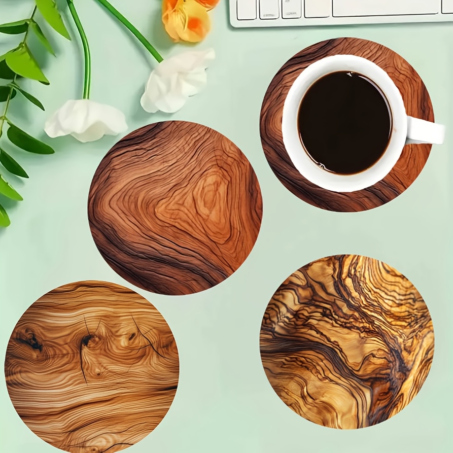 2D Retro Elegant Dark Wood Gra - Desk Setup Dark avaliação e preço
