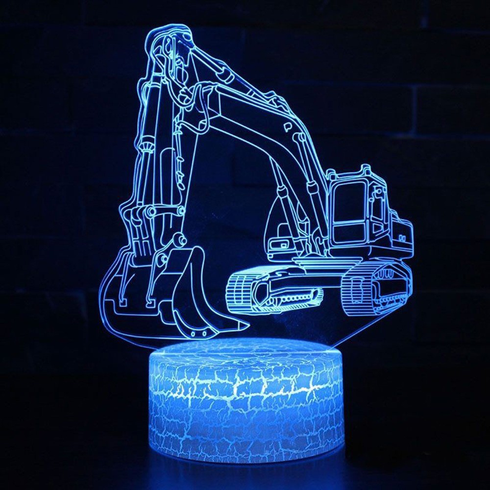 Construction Theme Excavator D - Desk Setup Diy avaliação e preço