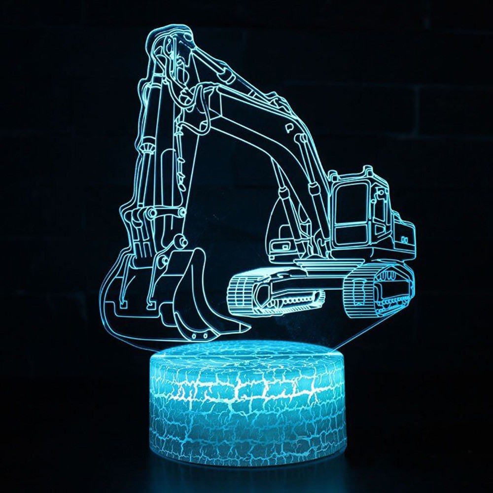Construction Theme Excavator D - Desk Setup Diy avaliação e preço