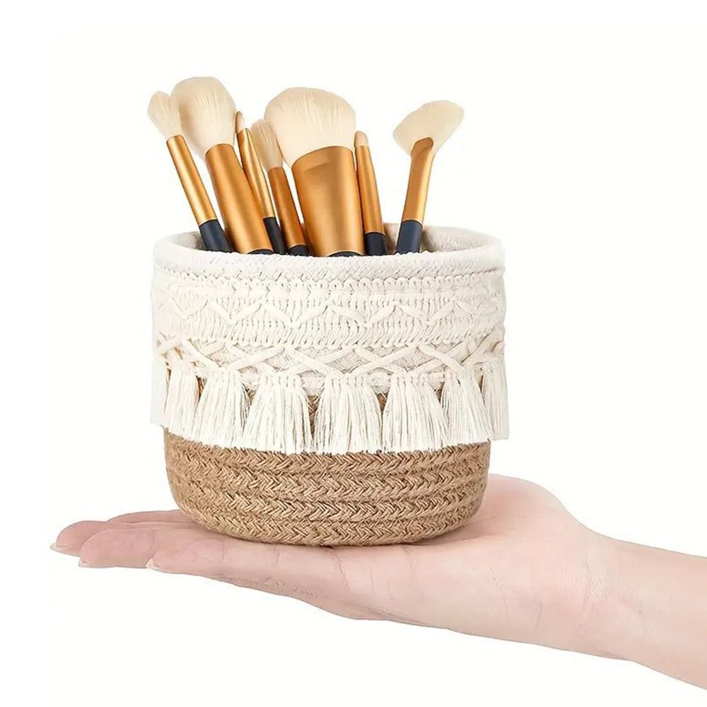 Tassels Desktop Storage Basket - Desk Setup Photo avaliação e preço