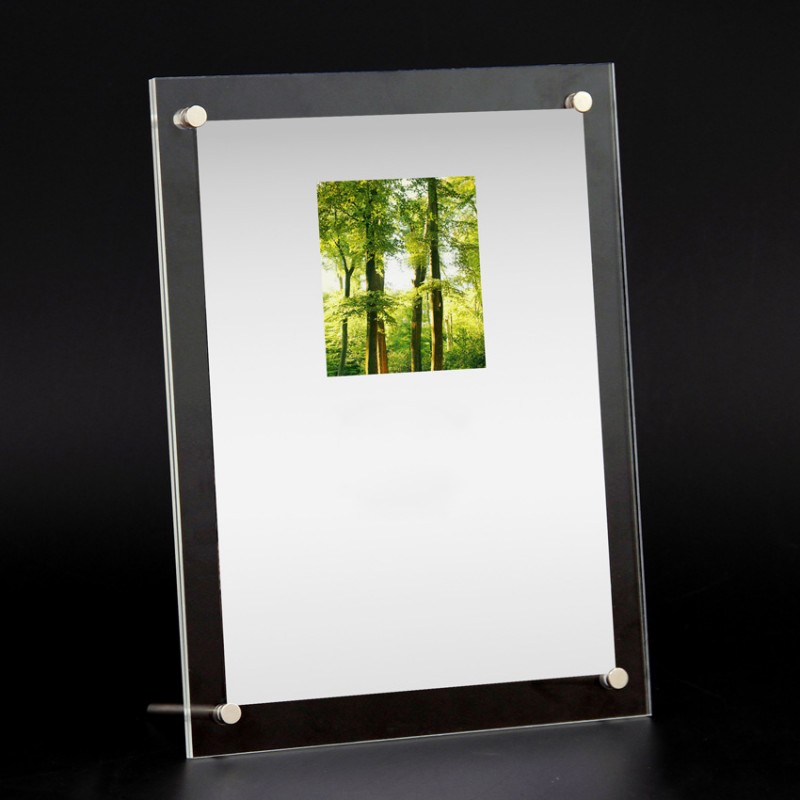A4 Acrylic Photo Frame Plastic - Desk Setup Photo avaliação e preço