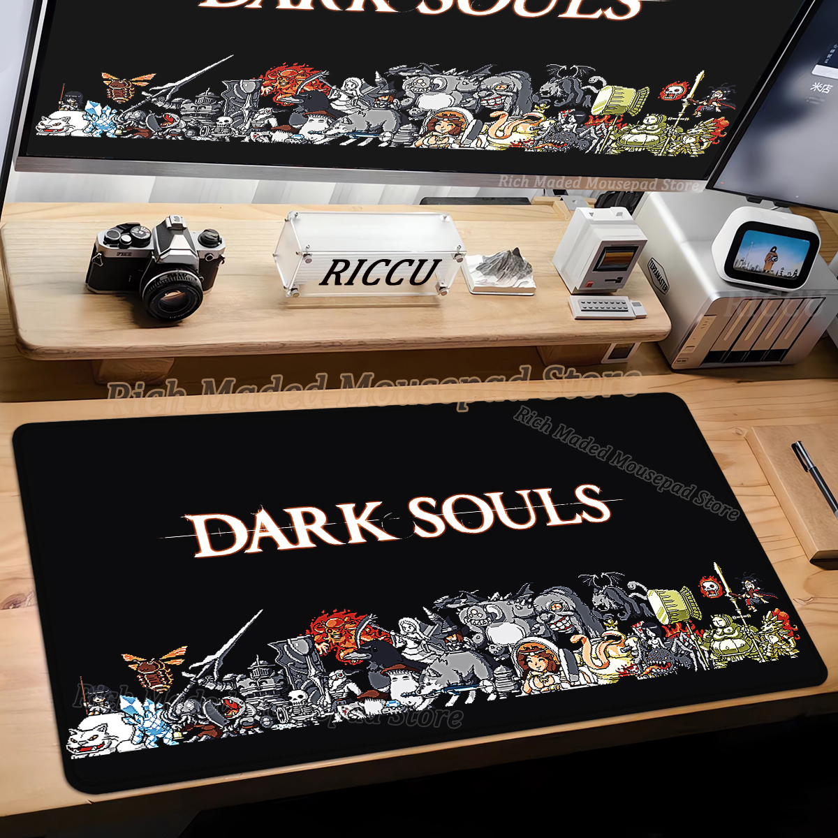 Gamer Large Mouse Pad Dark Sou - Desk Setup Dark avaliação e preço