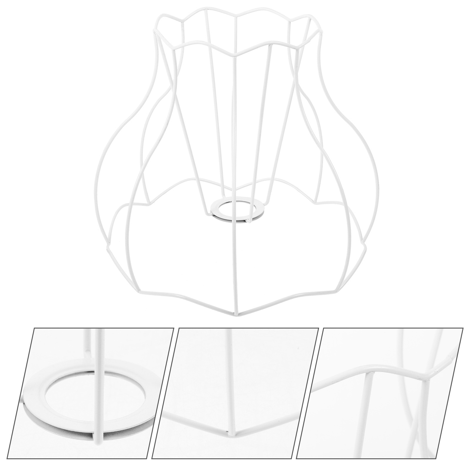DIY Lampshade Frame Table Lamp - Desk Setup Diy avaliação e preço