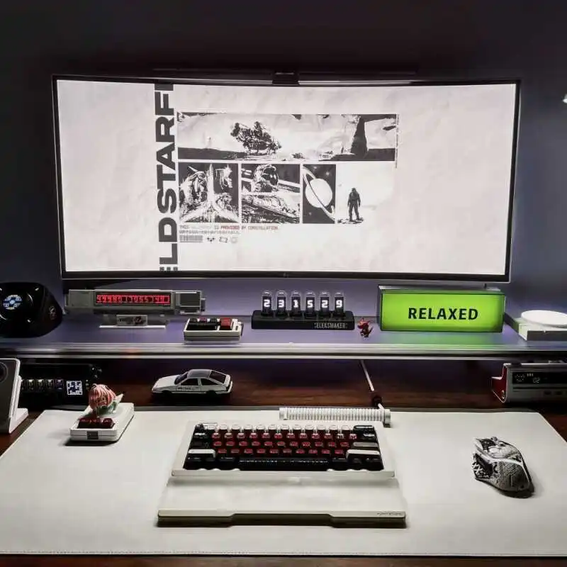 Aluminum Monitor Stand Acrylic - Desk Setup Diy avaliação e preço