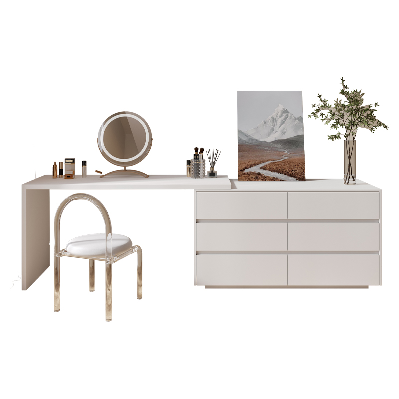 Dresser,Multi-purpose Flat L S - Desk Vanity Setup avaliação e preço