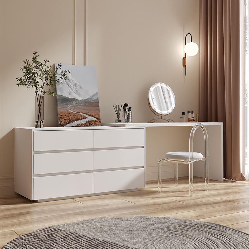 Dresser,Multi-purpose Flat L S - Desk Vanity Setup avaliação e preço