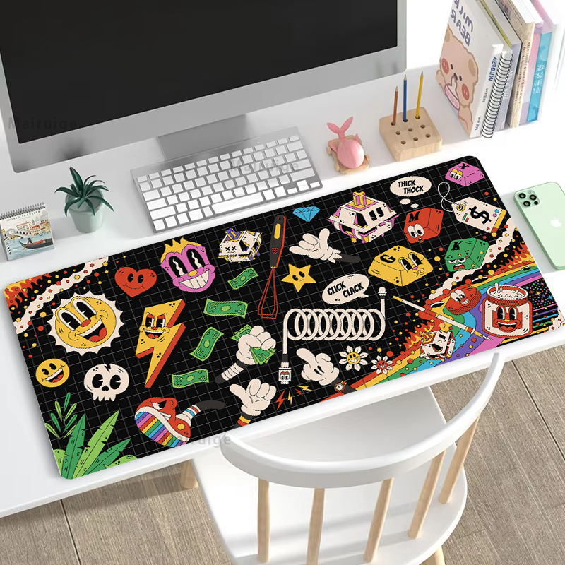 Graffiti Mausepad Office Rug D - Desk Setup Diy avaliação e preço