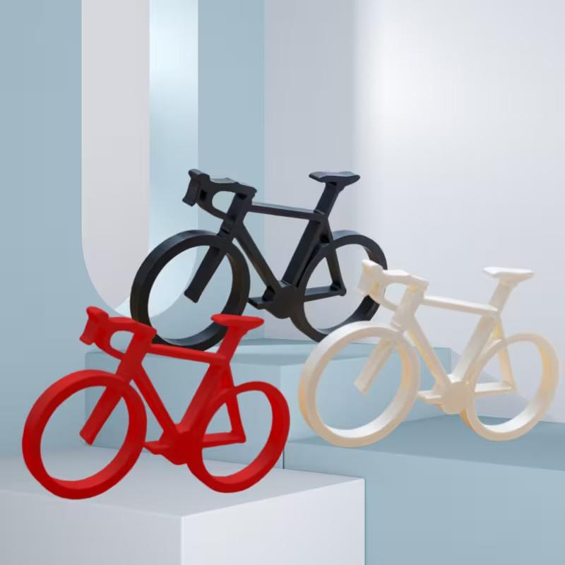 Bicycle Sculpture 3D Printed M - Desk Setup Minimalist avaliação e preço