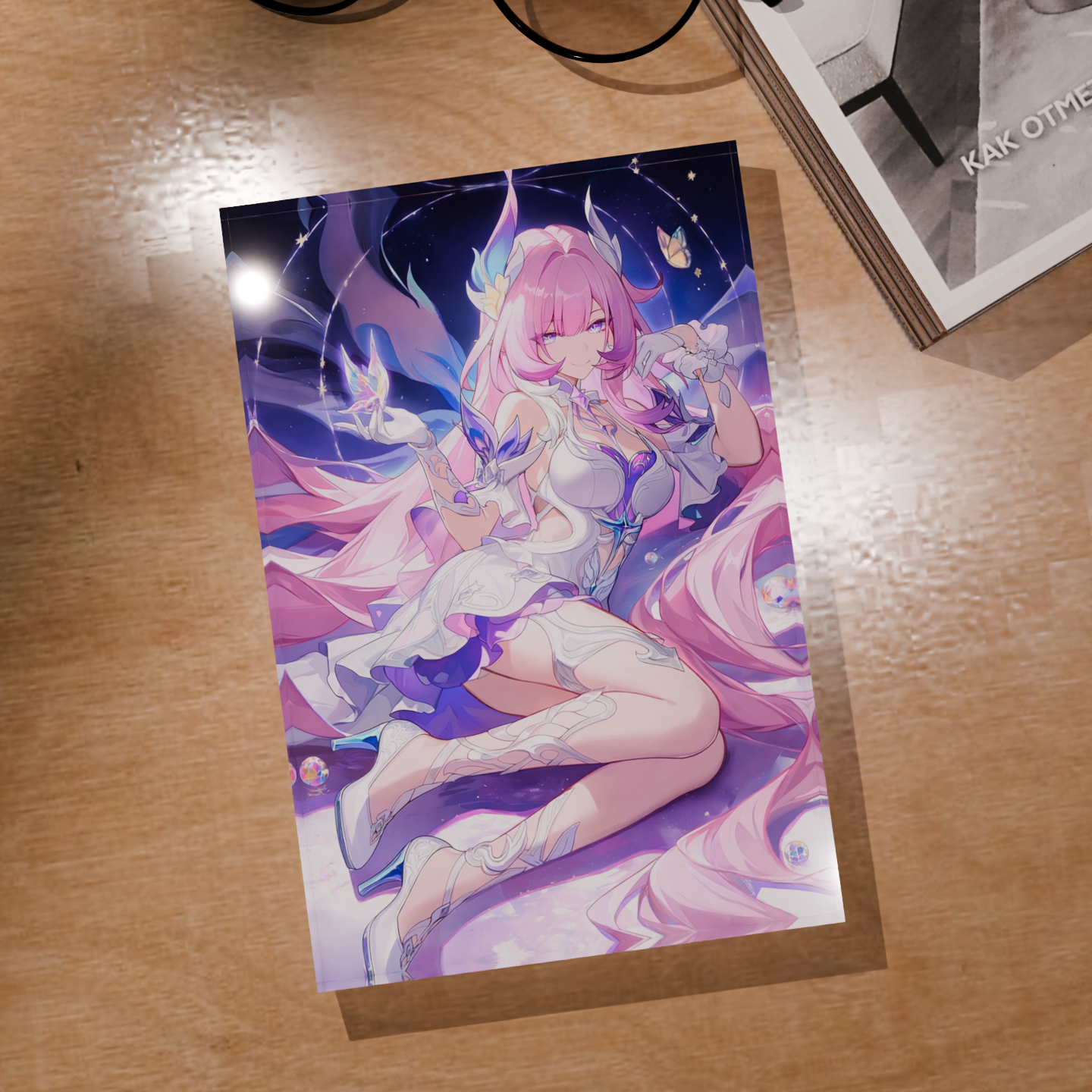 DIY 3D Holographic Cube Honkai - Desk Setup Diy avaliação e preço