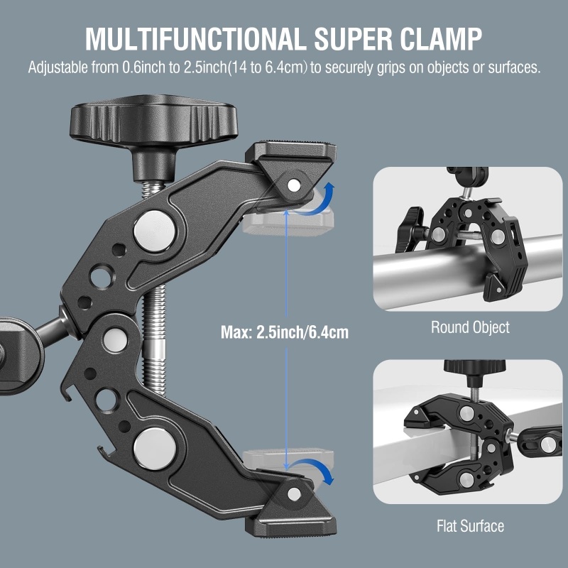Universal Aluminum Super Clamp - Monitor Arm Clamp avaliação e preço