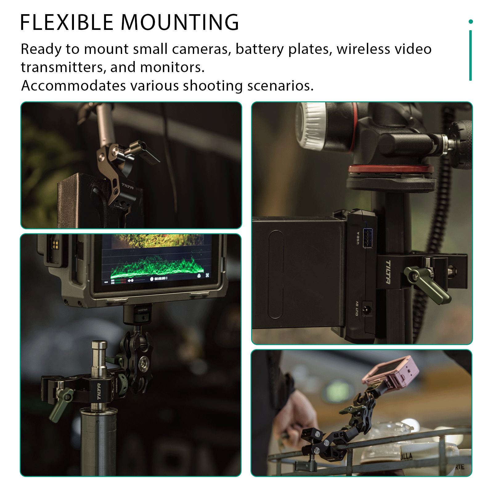 TILTA Accessory Mounting Clamp - Monitor Arm Clamp avaliação e preço
