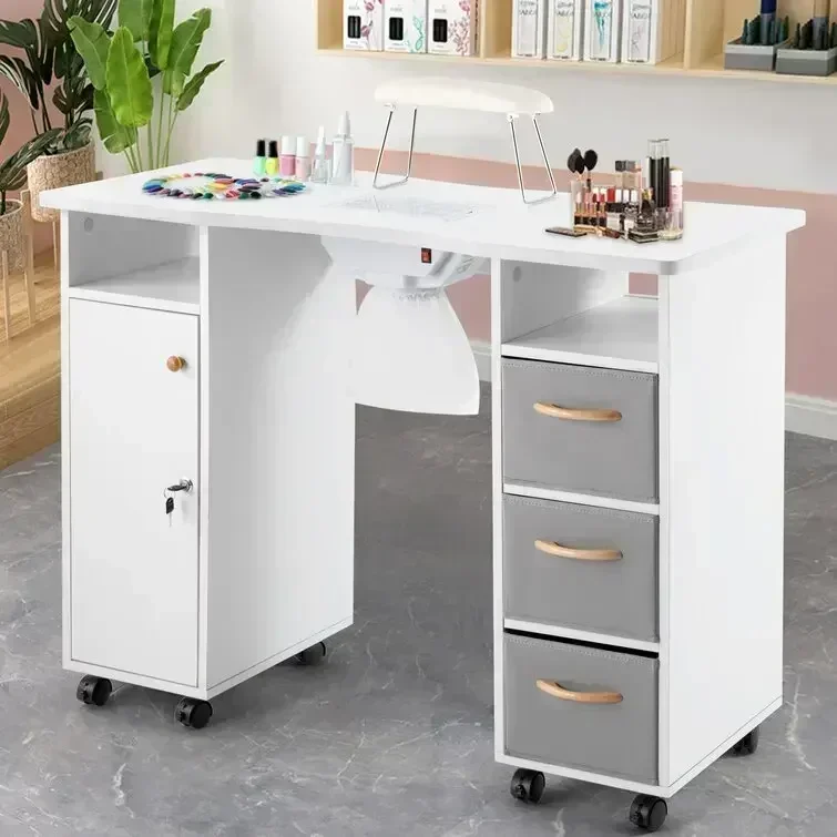 -Modern Nail Tisch Tables And  - Desk Vanity Setup avaliação e preço