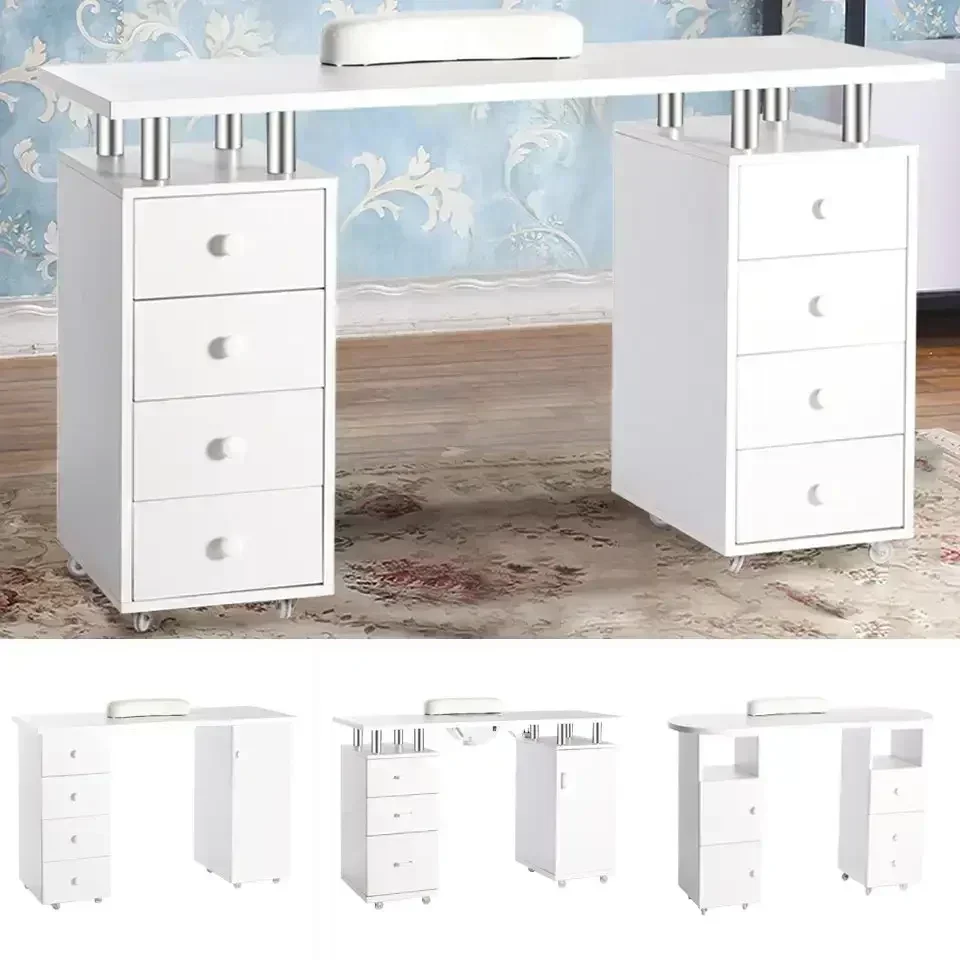 -Modern Nail Tisch Tables And  - Desk Vanity Setup avaliação e preço