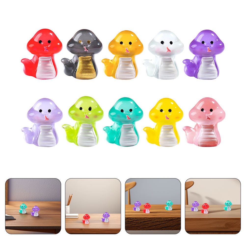 10Pcs Glow in The Dark Mini Sn - Desk Setup Diy avaliação e preço