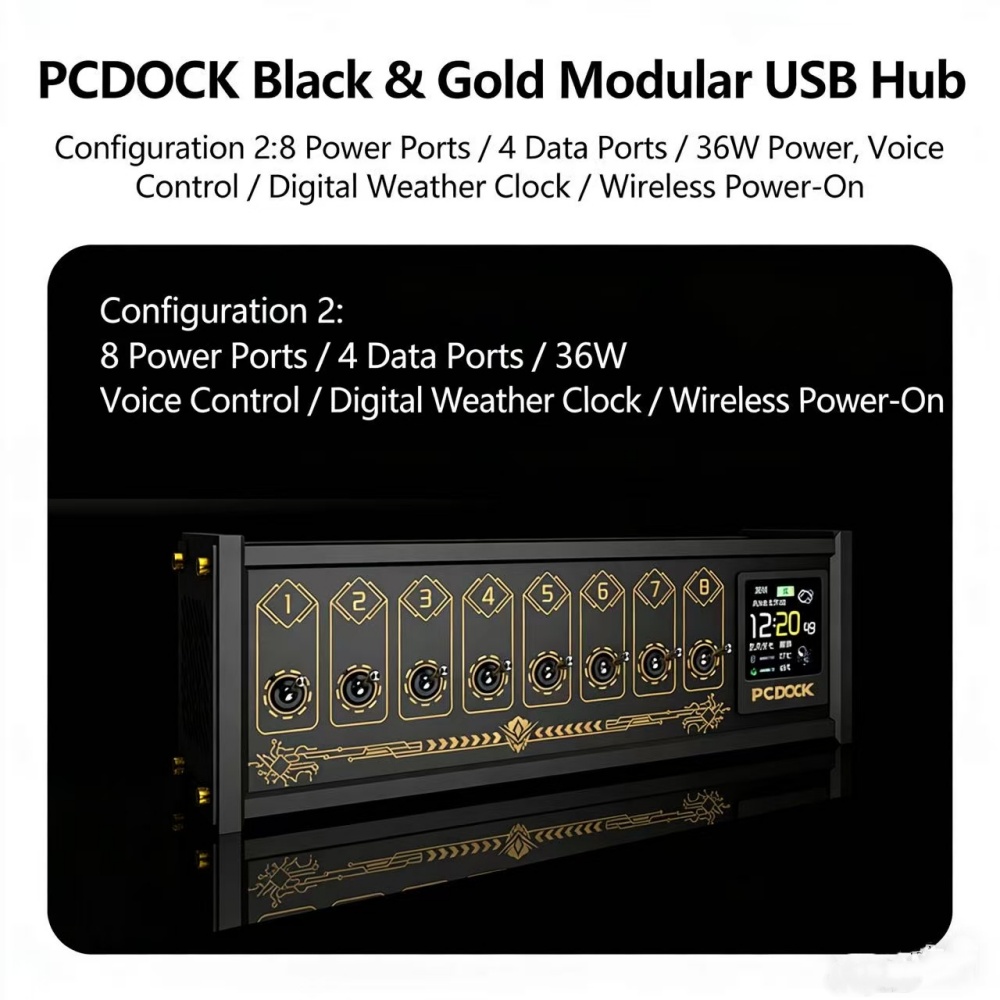 PCDOCK Block USB Desktop Power - Desk Setup Ideas avaliação e preço