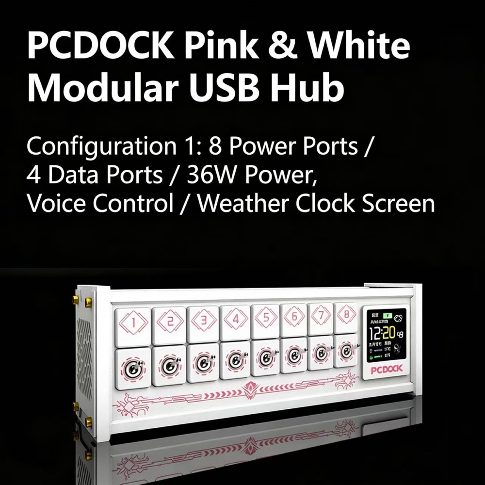 PCDOCK Block USB Desktop Power - Desk Setup Ideas avaliação e preço