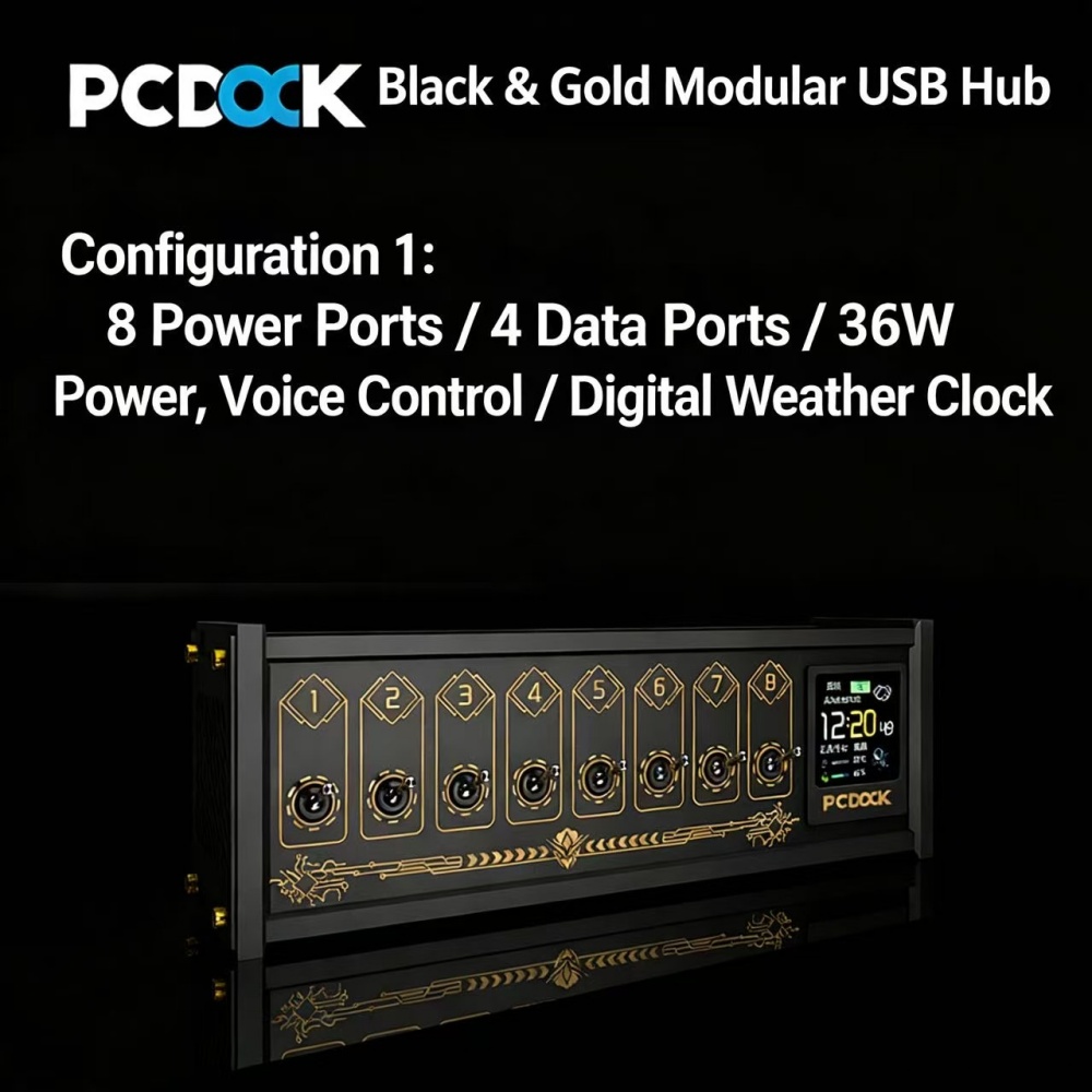 PCDOCK Block USB Desktop Power - Desk Setup Ideas avaliação e preço