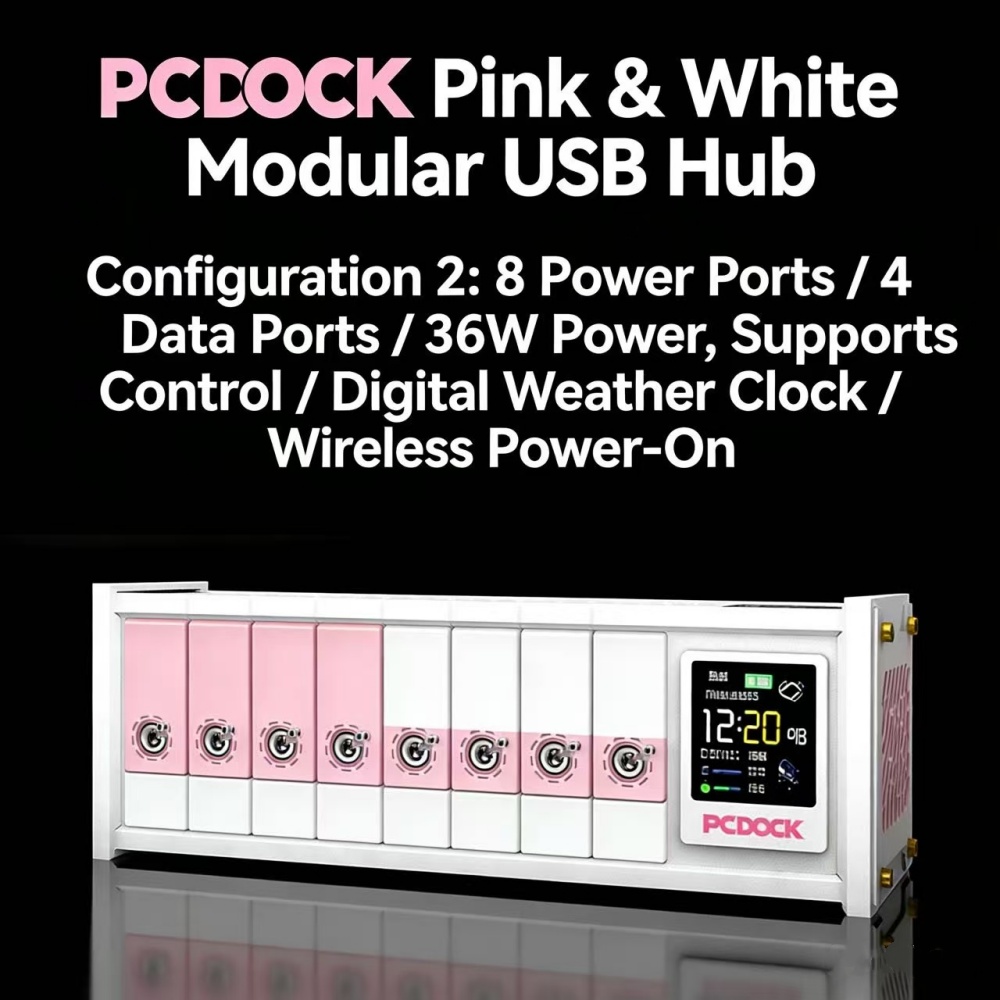 PCDOCK Block USB Desktop Power - Desk Setup Ideas avaliação e preço
