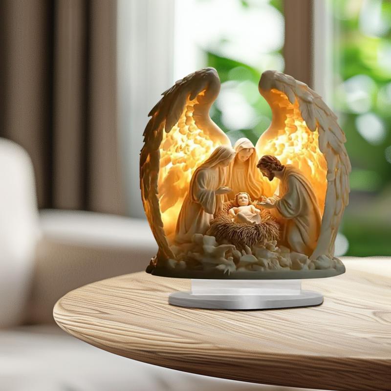 🎊 Nativity Scene Ornament Mini - Desk Setup Minimalist avaliação e preço