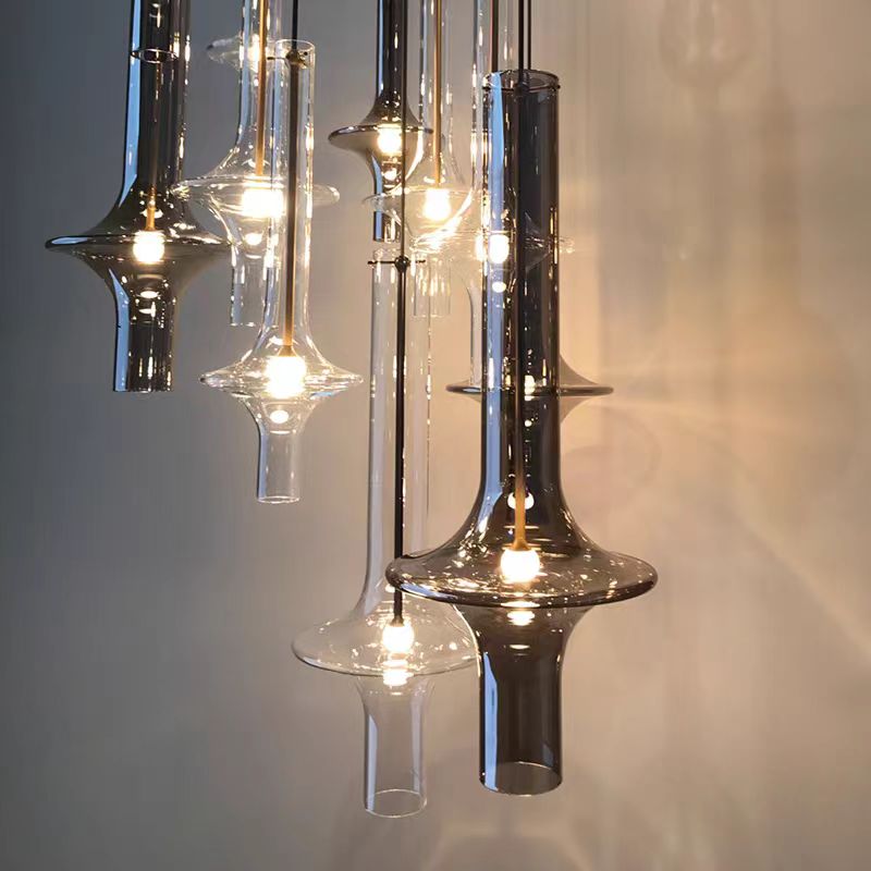 Nordic Glass Tube Pendant Ligh - Desk Setup Minimalist avaliação e preço