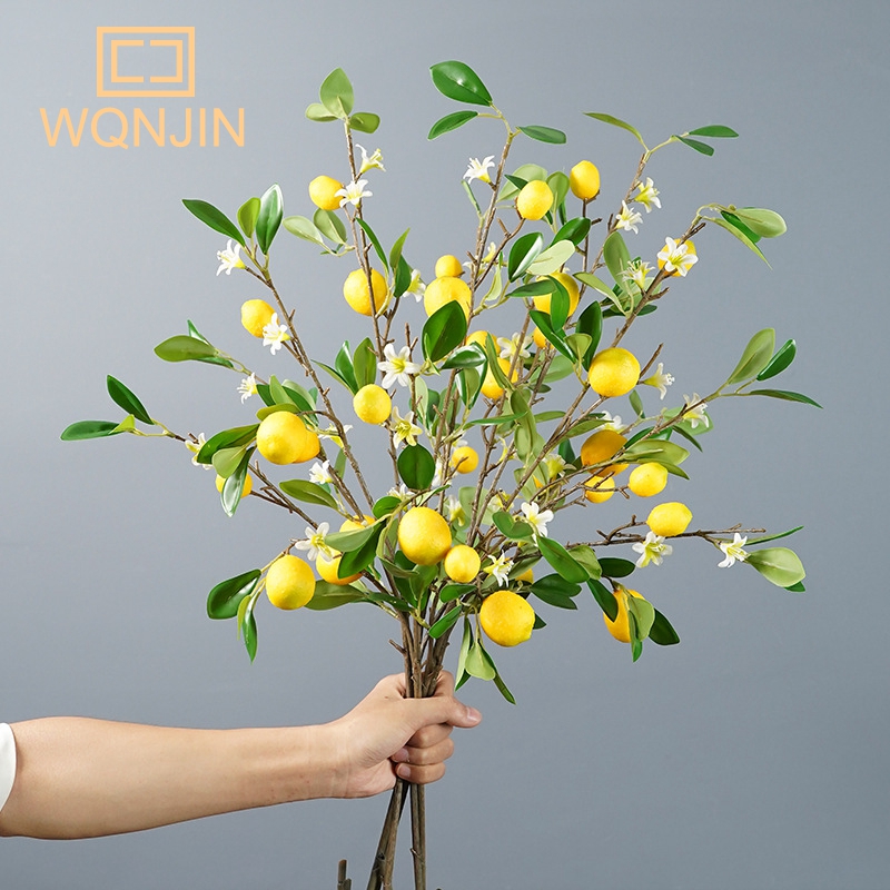 Lemon Branches With Fruit Simu - Desk Setup Photo avaliação e preço