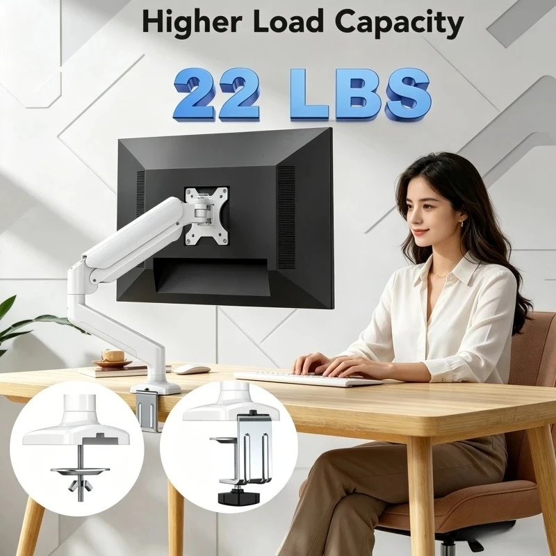 Single Monitor Desk Mount Arm– - Monitor Arm Clamp avaliação e preço