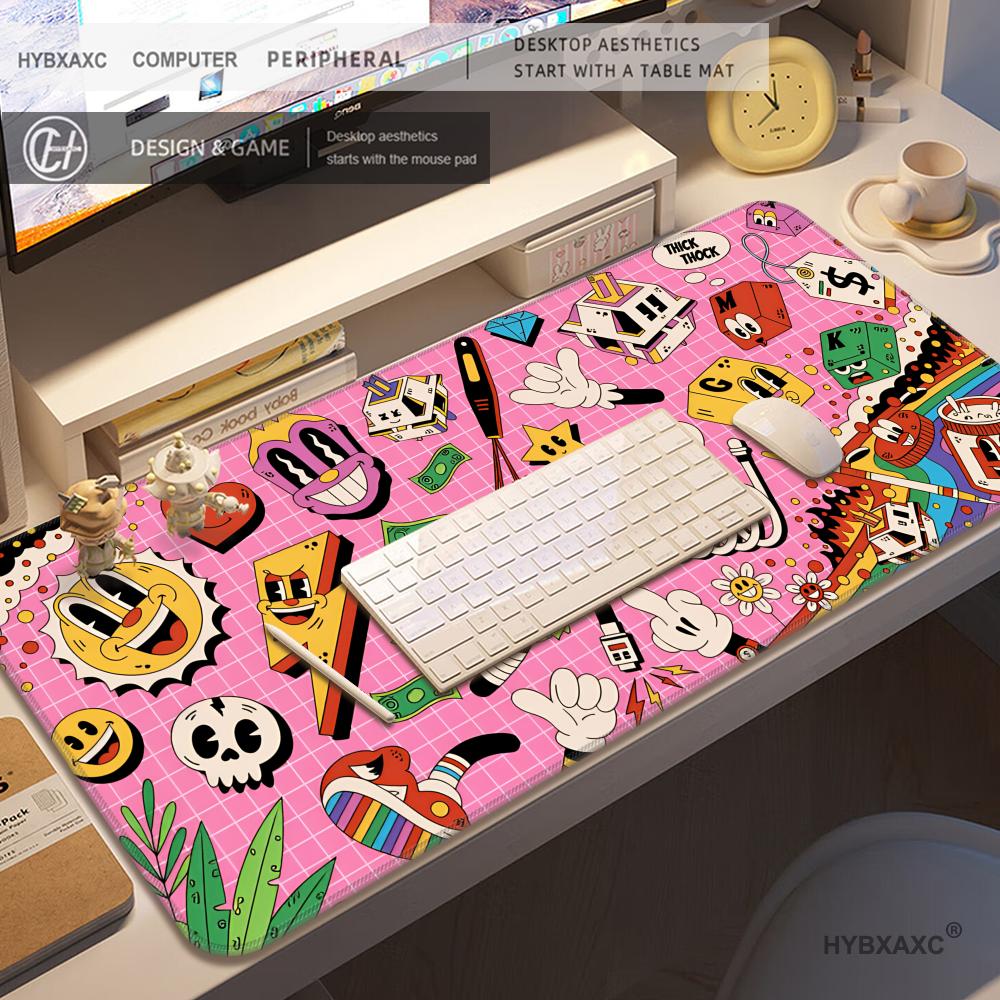 HYBXAXC Graffiti Mausepad Rug  - Desk Setup Diy avaliação e preço