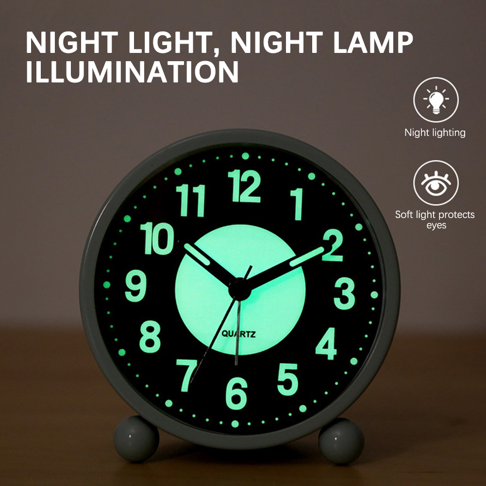 4.5-Inch Luminous Alarm Clock  - Desk Setup Dark avaliação e preço