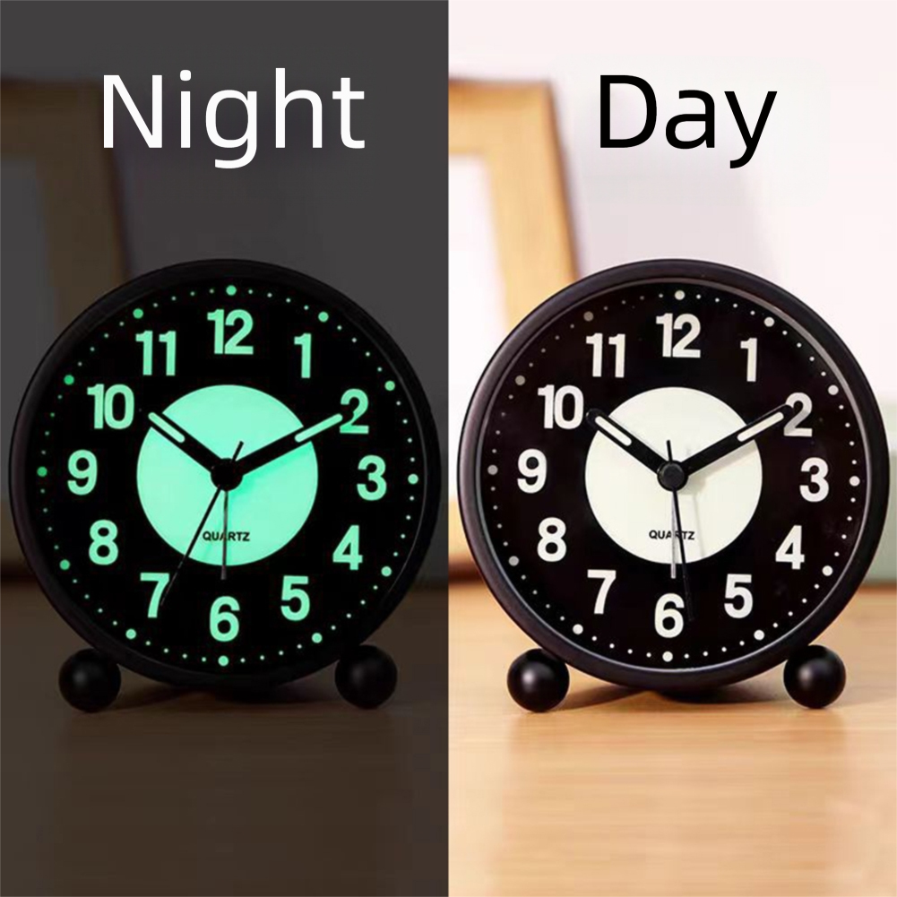 4.5-Inch Luminous Alarm Clock  - Desk Setup Dark avaliação e preço