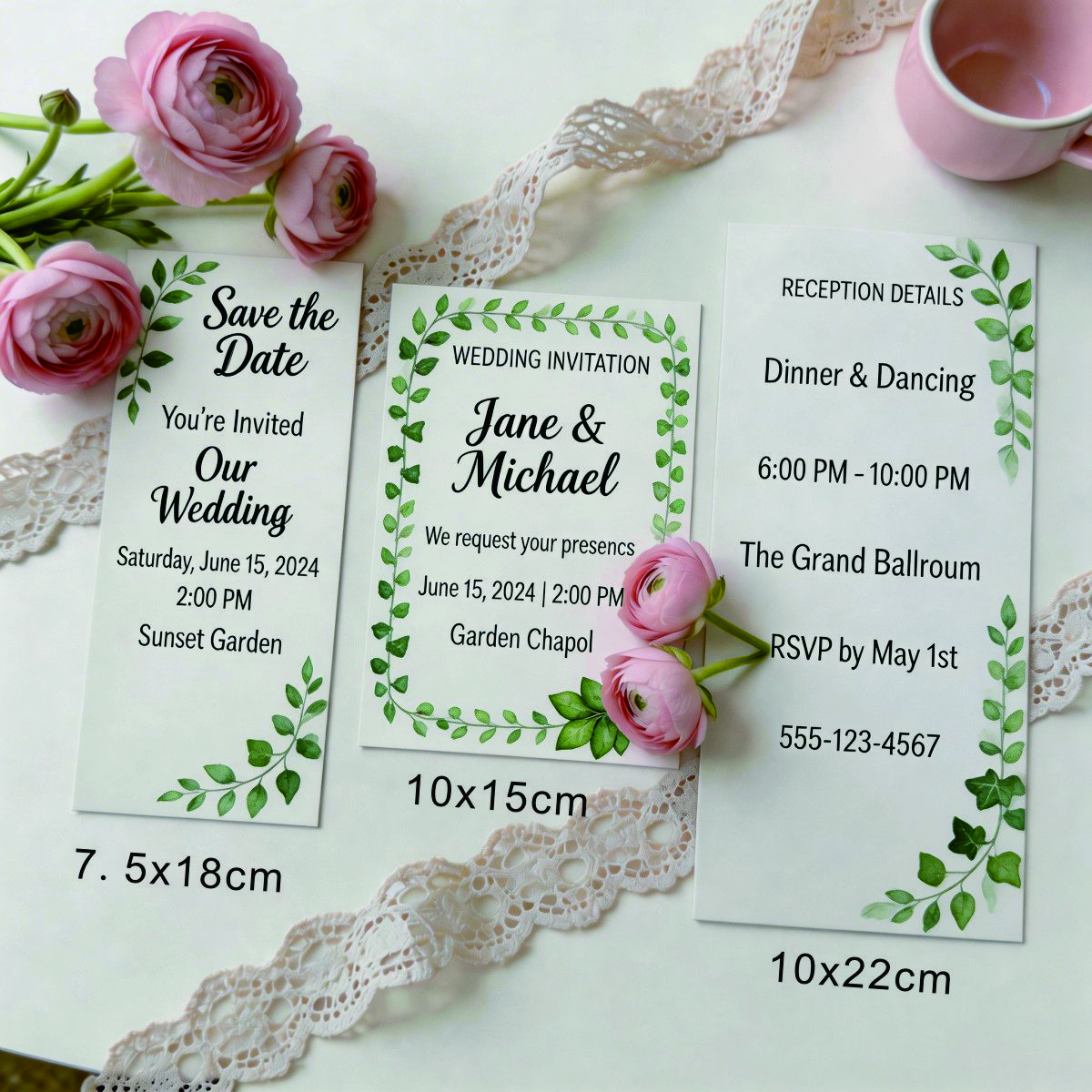 Personalized Table Card Weddin - Desk Setup Minimalist avaliação e preço
