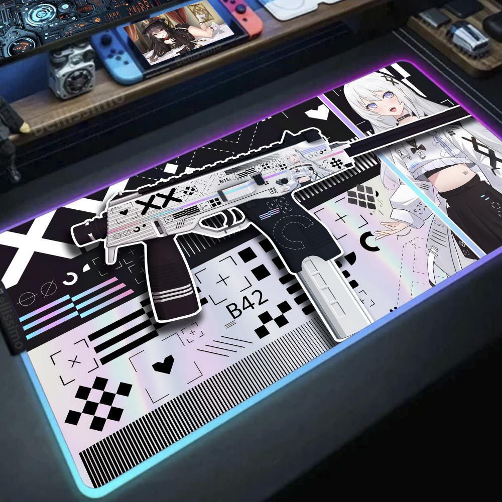 Girl with a gun Anime DIY game - Desk Setup Diy avaliação e preço