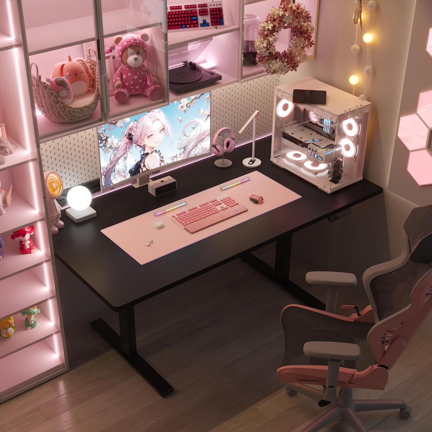 Electric Standing Desk with Du - Desk Setup Studio avaliação e preço