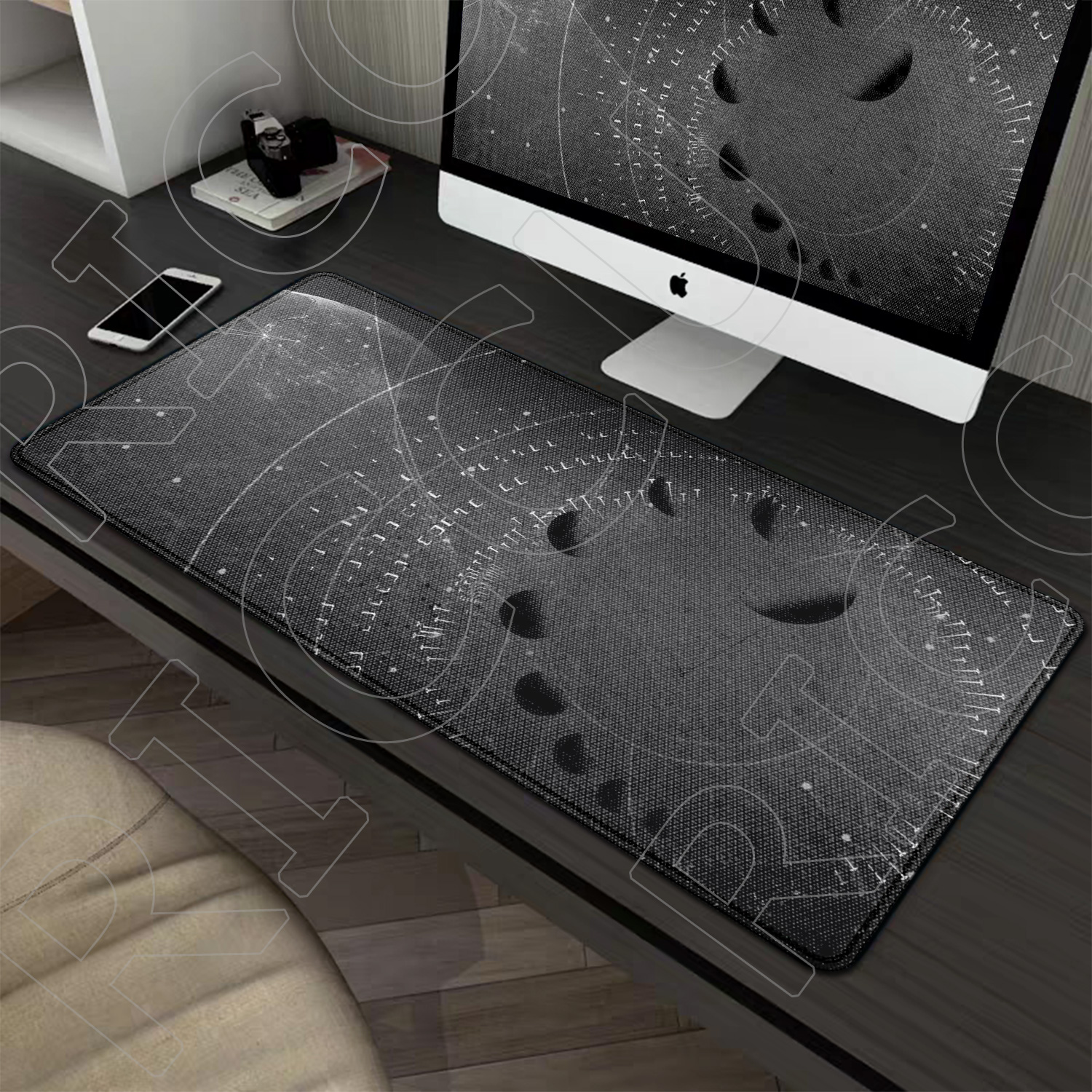 Lunar phase DIY Magic 400x900m - Desk Setup Diy avaliação e preço