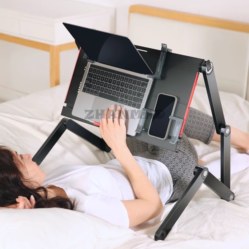Lying Flat on The Bed, Laptop  - Desk Setup Ideas avaliação e preço