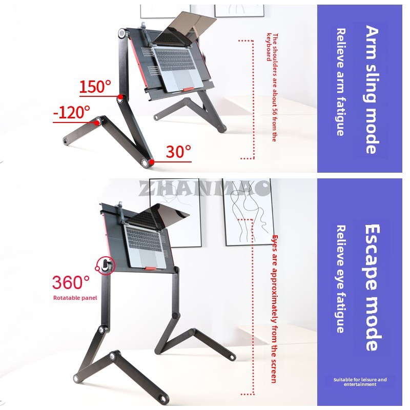 Lying Flat on The Bed, Laptop  - Desk Setup Ideas avaliação e preço
