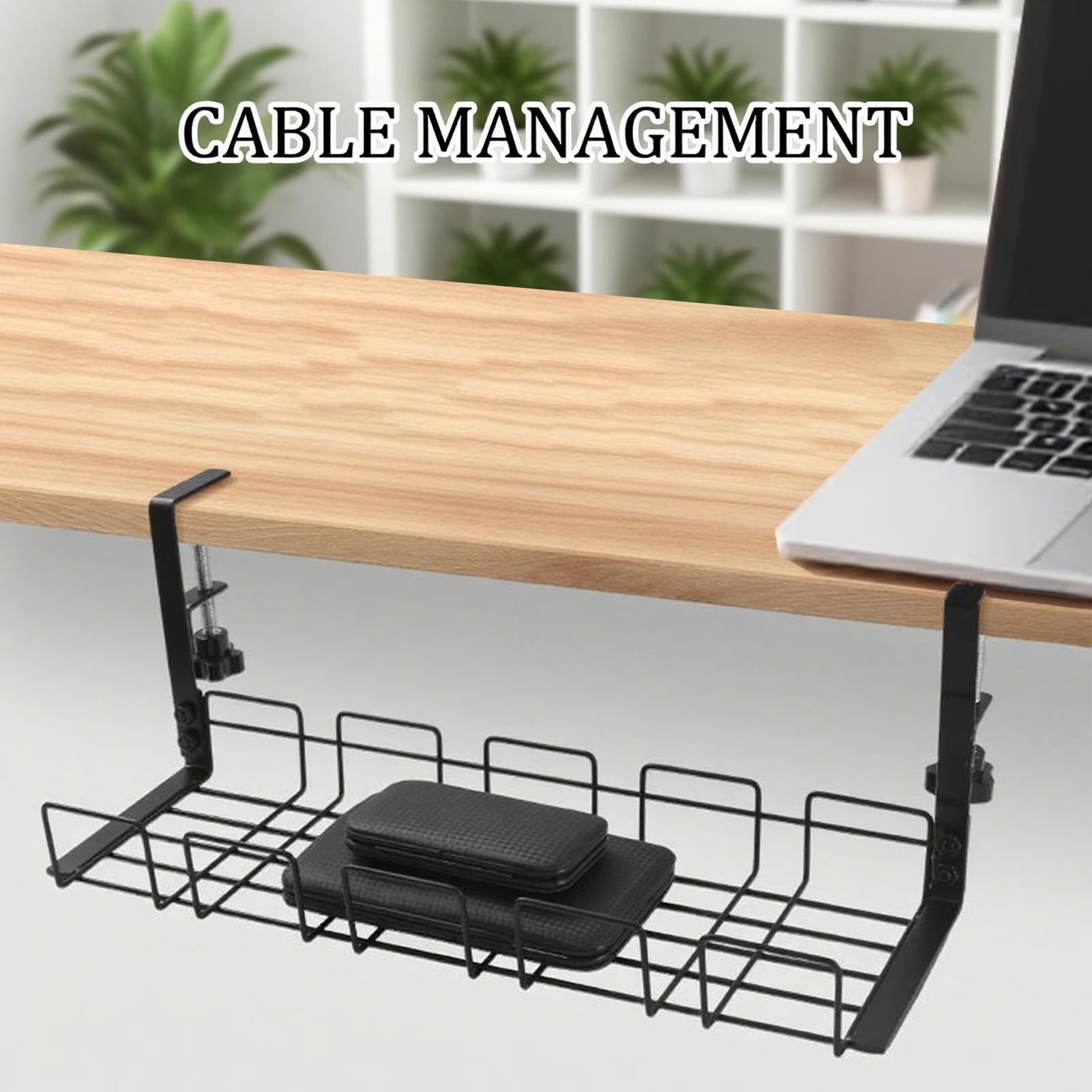 Cable Management Under Desk Ta - Desk Setup Studio avaliação e preço