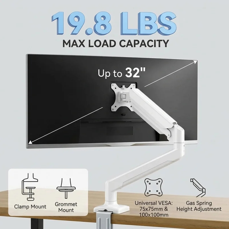 Single Monitor Arm Mount for 1 - Monitor Arm Clamp avaliação e preço