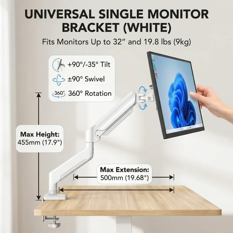 Single Monitor Arm Mount for 1 - Monitor Arm Clamp avaliação e preço