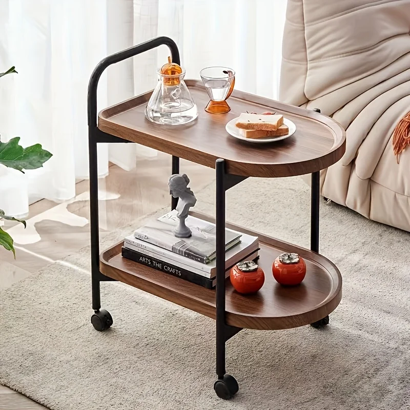 Nordic Style Rolling Side Tabl - Desk Setup Minimalist avaliação e preço