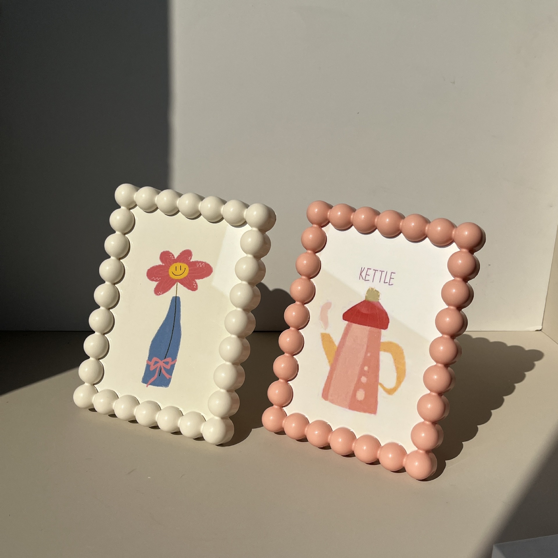 Cute Beaded Photo Frame Fun De - Desk Setup Photo avaliação e preço
